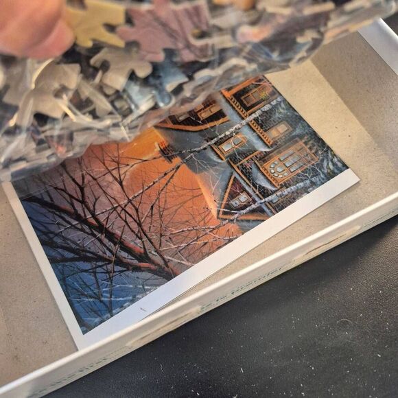 Buffalo Games Terry Redlin Pleasures of Winter 1000 pc Jigsaw Puzzle - Picture 7 of 11